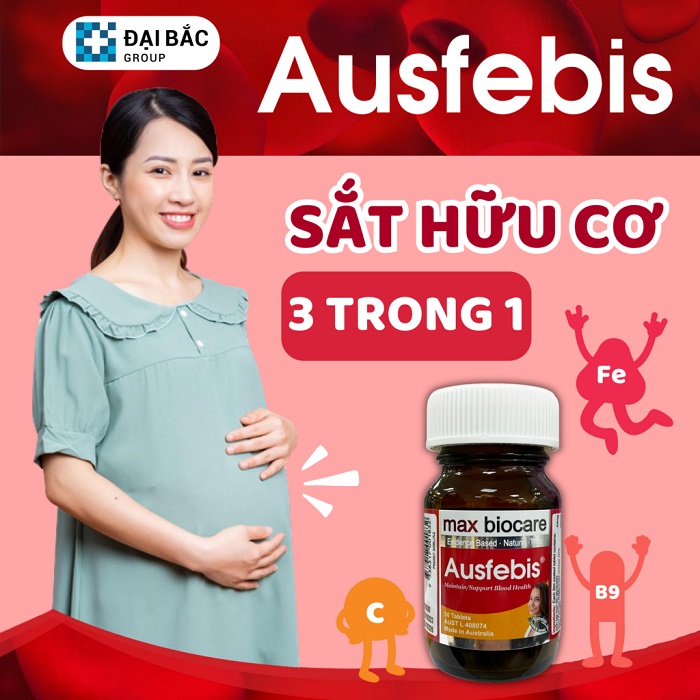 viên sắt hữu cơ ausfebis