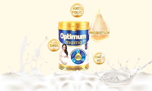 Sữa bổ sung sắt cho mẹ bầu optimum mama gold 