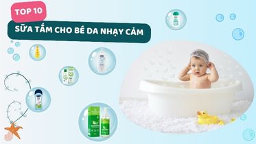 sữa tắm cho trẻ da nhạy cảm