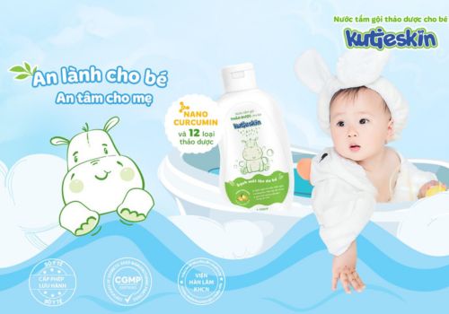 sữa tắm thảo dược cho bé kutieskin