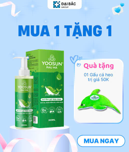 Gel tắm gội thảo dược Yoosun Rau Má