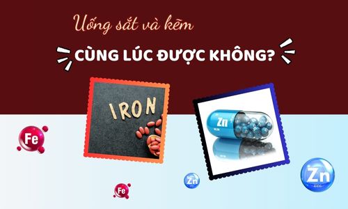 sắt và kẽm có uống chung được không