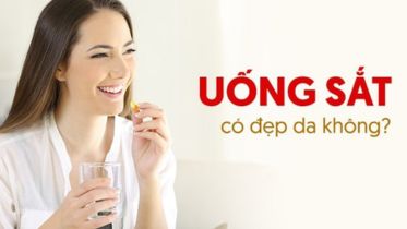 uống sắt có đẹp da không