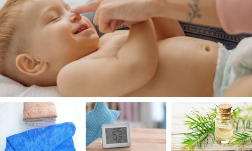 Cách massage trị nghẹt mũi cho trẻ sơ sinh