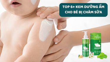 Kem dưỡng ẩm cho bé chàm sữa