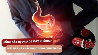 Uống sắt bị đau dạ dày không