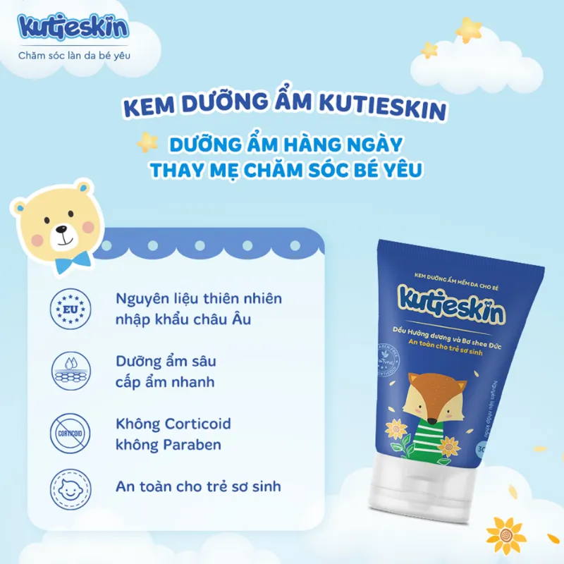 Kem duong am Kutieskin