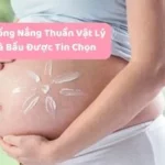 Mang thai dùng kem chống nắng vật lý