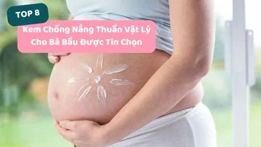 Mang thai dùng kem chống nắng vật lý