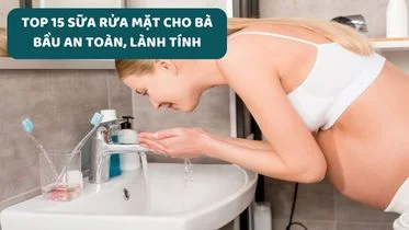 sữa rửa mặt cho bà bầu lành tính