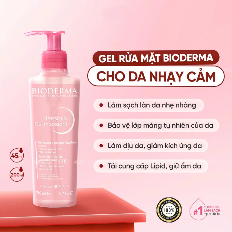 Những sữa rửa mặt dành cho da nhạy cảm khô