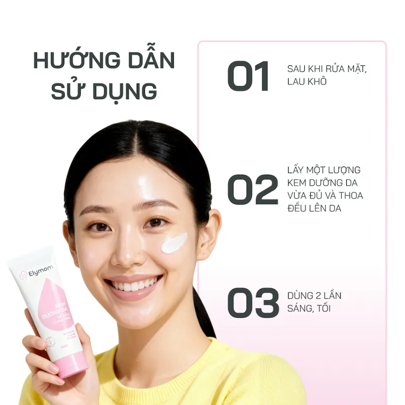 Kem dưỡng da ELYMOM – Dưỡng ẩm dịu nhẹ, phục hồi da nhạy cảm