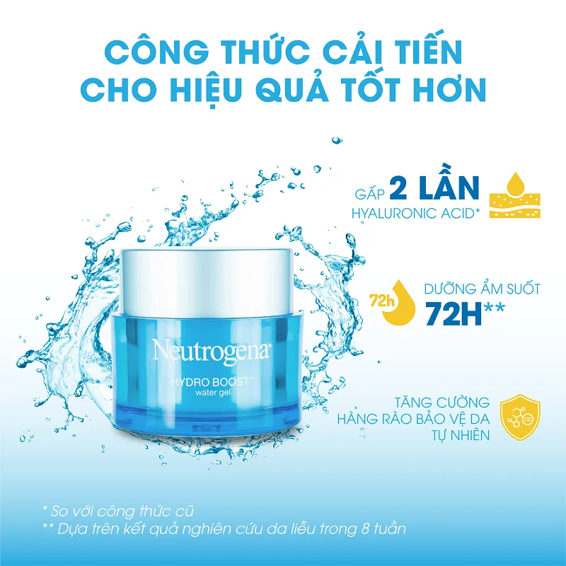 Kem dưỡng ẩm cho bà bầu Neutrogena Hydro Boost Water Gel