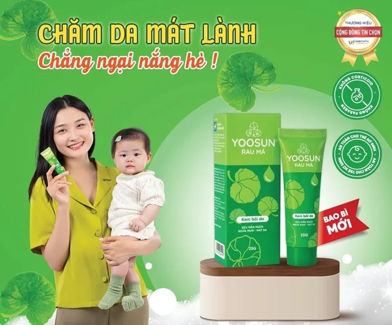 Yoosun Rau Má – Giải pháp dưỡng ẩm và làm dịu da hiệu quả cho bé viêm da cơ địa
