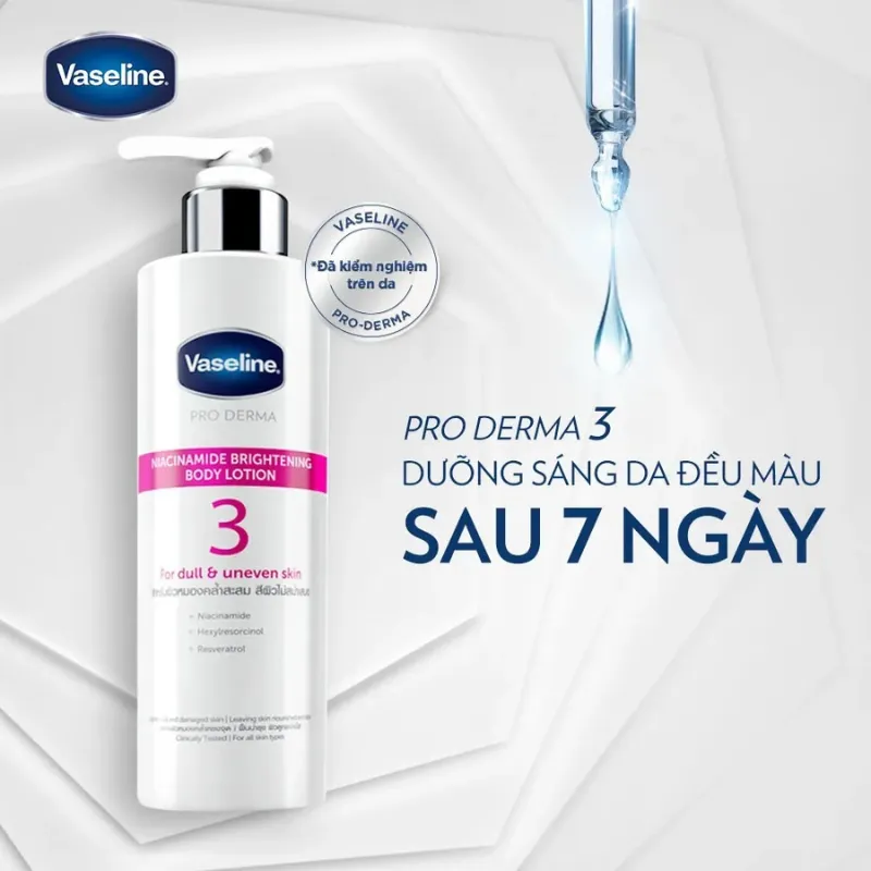 Vaseline Pro Derma – Niacinamide AHA 