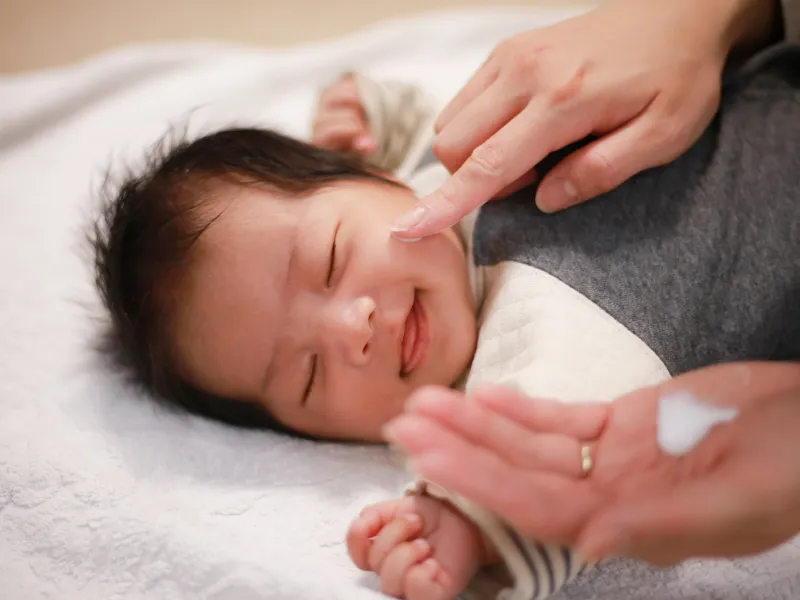 Phòng ngừa tình trạng da bé nổi sần
