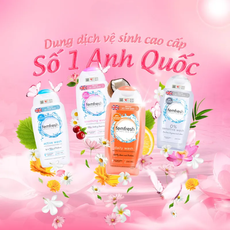 Femfresh Intimate Skin Care Soothing Wash (Anh)