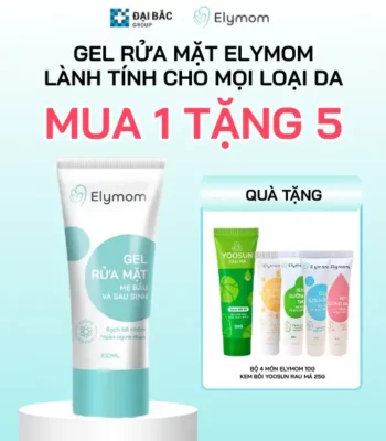 [MUA 1 TẶNG 1] NHẬN KEM BÔI YOOSUN RAU MÁ + 4 MÓN SKINCARE MINI KHI MUA 1 GEL RỬA MẶT ELYMOM 👉 GIÁ KHÔNG ĐỔI