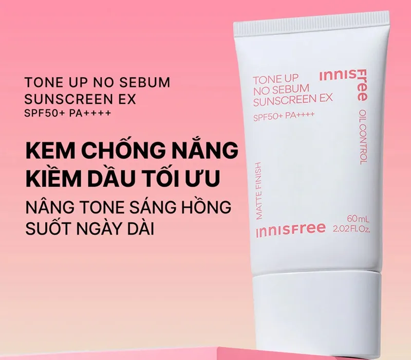 Innisfree Tone Up No-Sebum Sunscreen