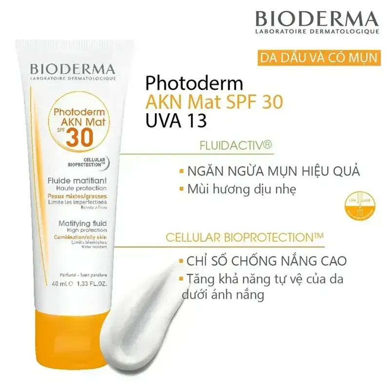 Bioderma Photoderm AKN Mat SPF