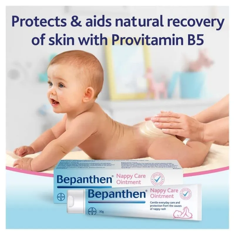 Bepanthen Nappy Care Ointment – Pro‑Vitamin B5 5% phục hồi hàng rào da