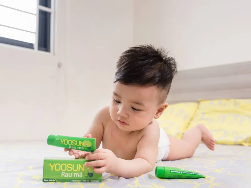 Công dụng của Yoosun Rau Má cho trẻ sơ sinh