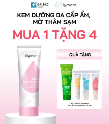[MUA 1 TẶNG 4] MUA KEM DƯỠNG DA ELYMOM 50G NHẬN KEM BÔI YOOSUN RAU MÁ + 3 MÓN SKINCARE MINI 👉 GIÁ KHÔNG ĐỔI