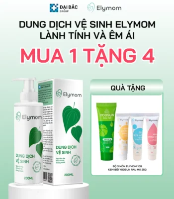 [MUA 1 TẶNG 4] MUA DUNG DỊCH VỆ SINH ELYMOM 200ML ÊM ÁI TẶNG NGY SỮA DƯỠNG THỂ ELYMOM FULLSIZE 👉 GIÁ KHÔNG ĐỔI