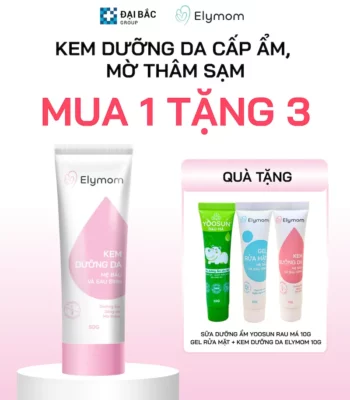 [ĐÃ HẾT CTKM] MUA KEM DƯỠNG DA ELYMOM TẶNG BỘ 3 (SỮA DƯỠNG ẨM, GEL RỬA MẶT, KEM DƯỠNG DA 10G)