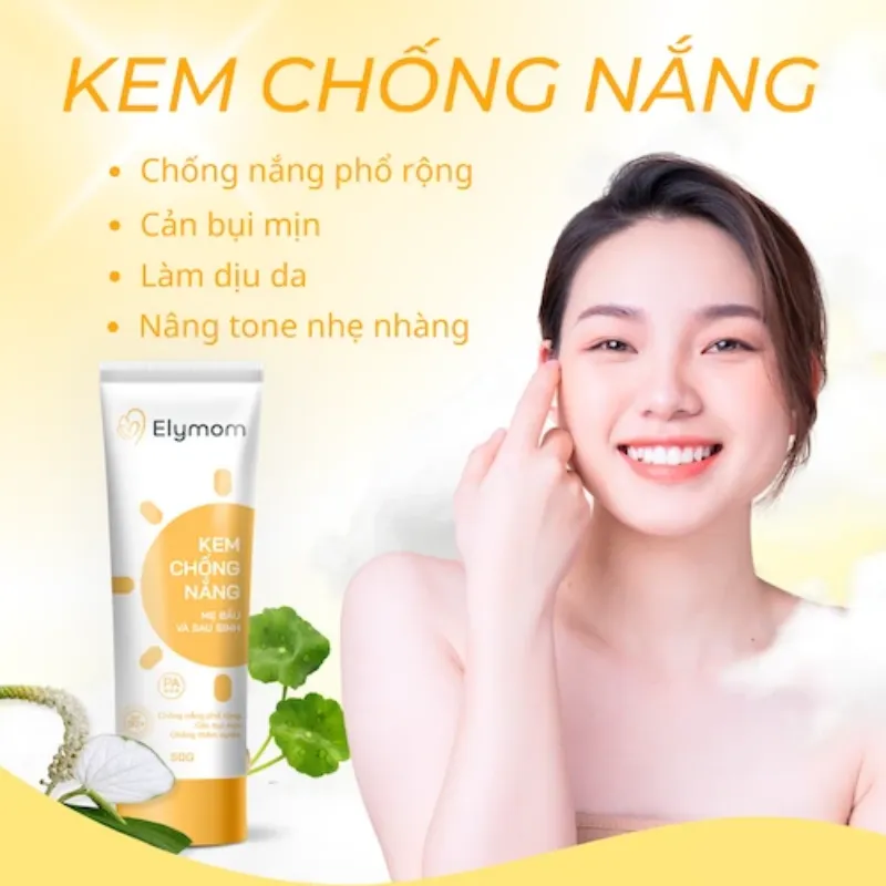 Kem chống nắng thuần vật lý Elymom
