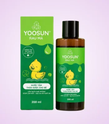 Nước tắm thảo dược cho bé Yoosun Rau má