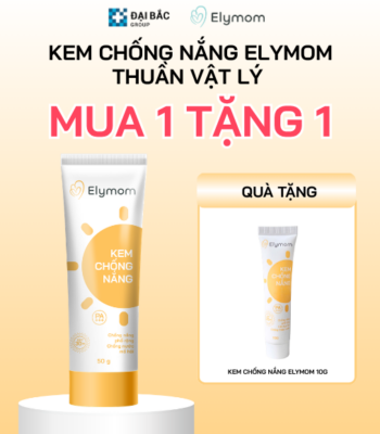[MUA 1 TẶNG 1]MUA KEM CHỐNG NẮNG ELYMOM 50G NHẬN NGAY 1 TUÝP MINI SIZE TIỆN LỢI