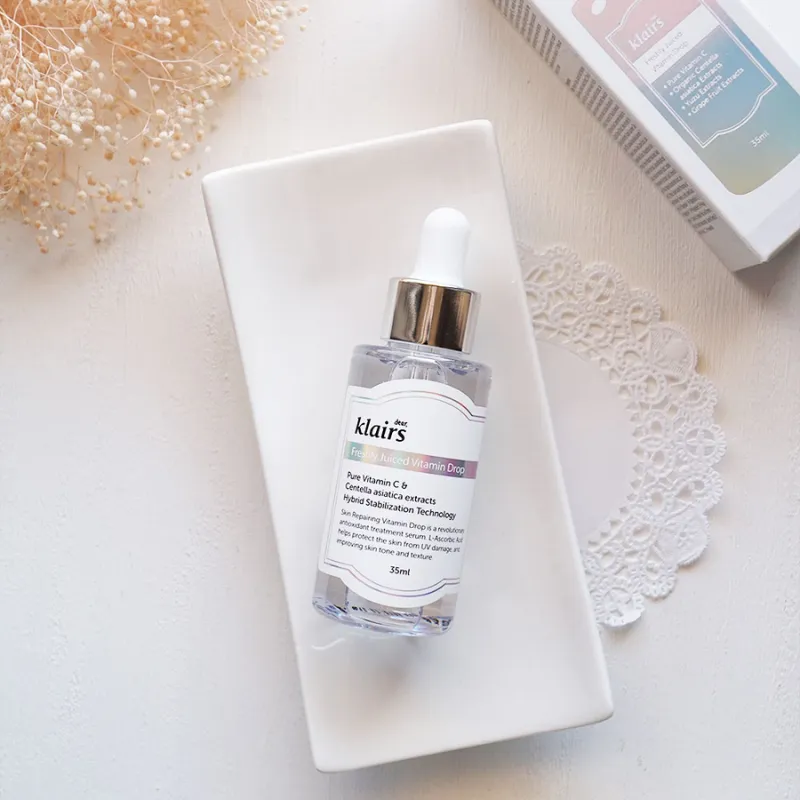 Kem dưỡng trắng da mặt cho da nhạy cảm Klairs Freshly Juiced Vitamin Drop