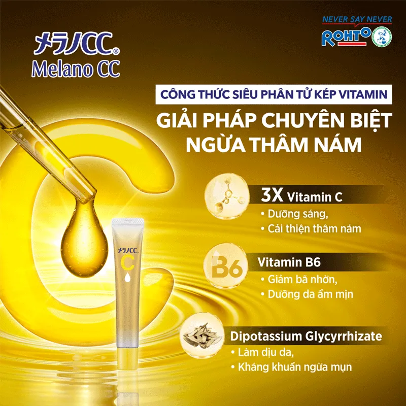 Dưỡng trắng da mặt cho da nhạy cảm Melano CC Whitening Essence