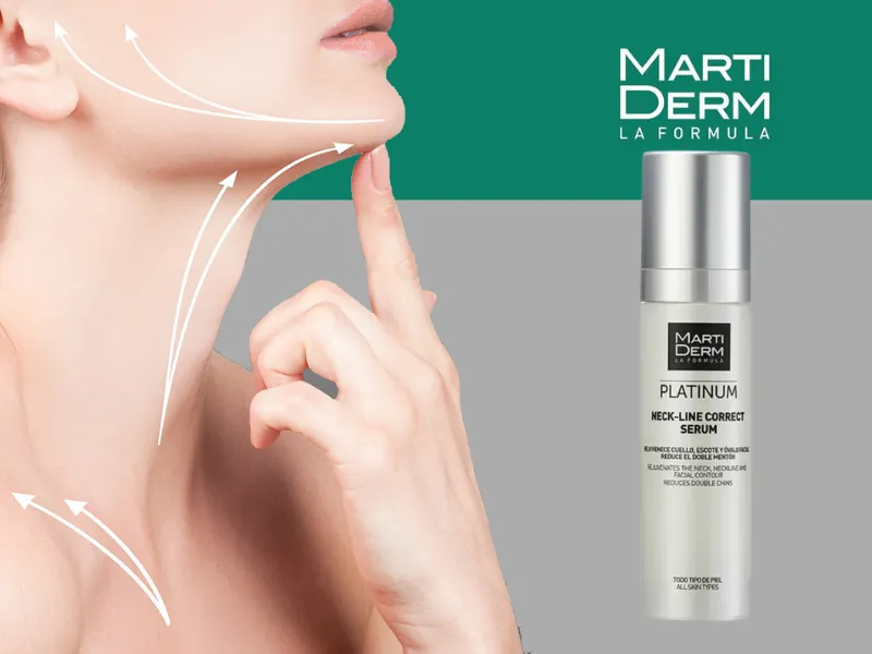 MartiDerm Platinum Neck-Line Correct Serum