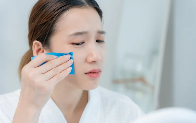 Đối với làn da dầu và hỗn hợp thiên dầu