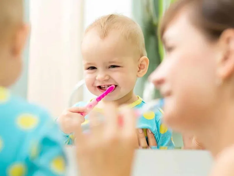 Lợi ích của việc đánh răng cho bé