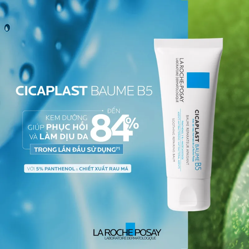Kem bôi phục hồi và dịu da La Roche-posay Cicaplast Baume B5+