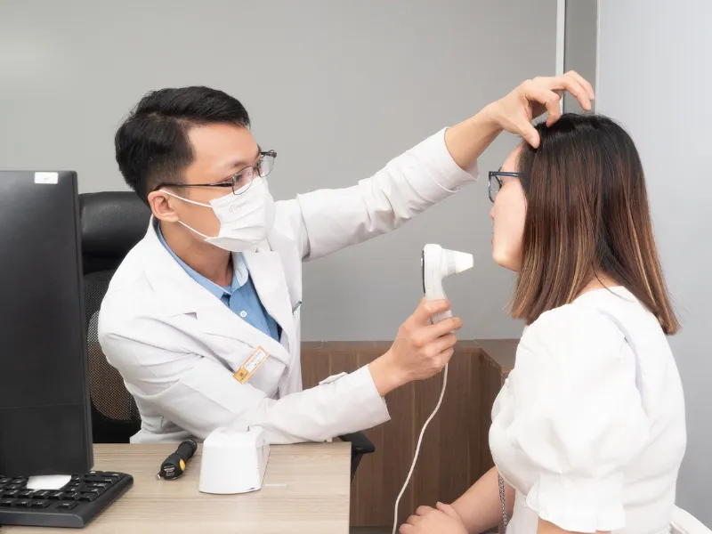 soi da để hỗ trợ giảm nám sau sinh
