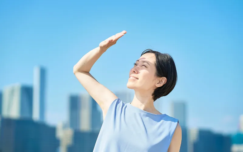 Tác động từ ánh nắng mặt trời