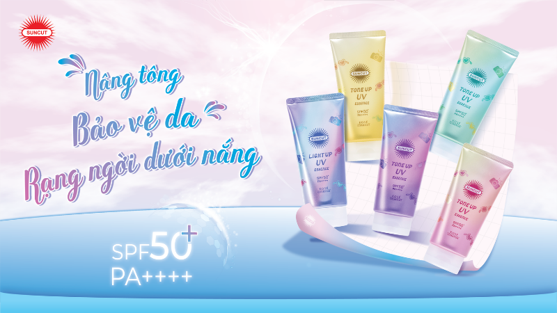 Suncut Kosé Tone Up Essence SPF50+ PA++++