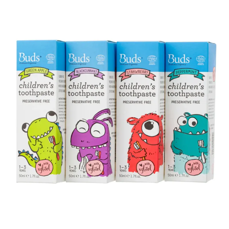 Kem đánh răng cho bé Buds Oralcare Toothpaste