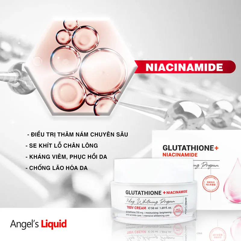 Kem Dưỡng Angel's Liquid 7Day Glutathione 700 V-Cream