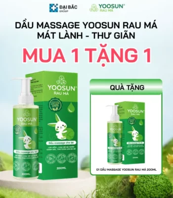 [MUA 1 TẶNG 1] MUA DẦU MASSAGE YOOSUN RAU MÁ 200ML TẶNG NGAY 1 CHAI CÙNG LOẠI