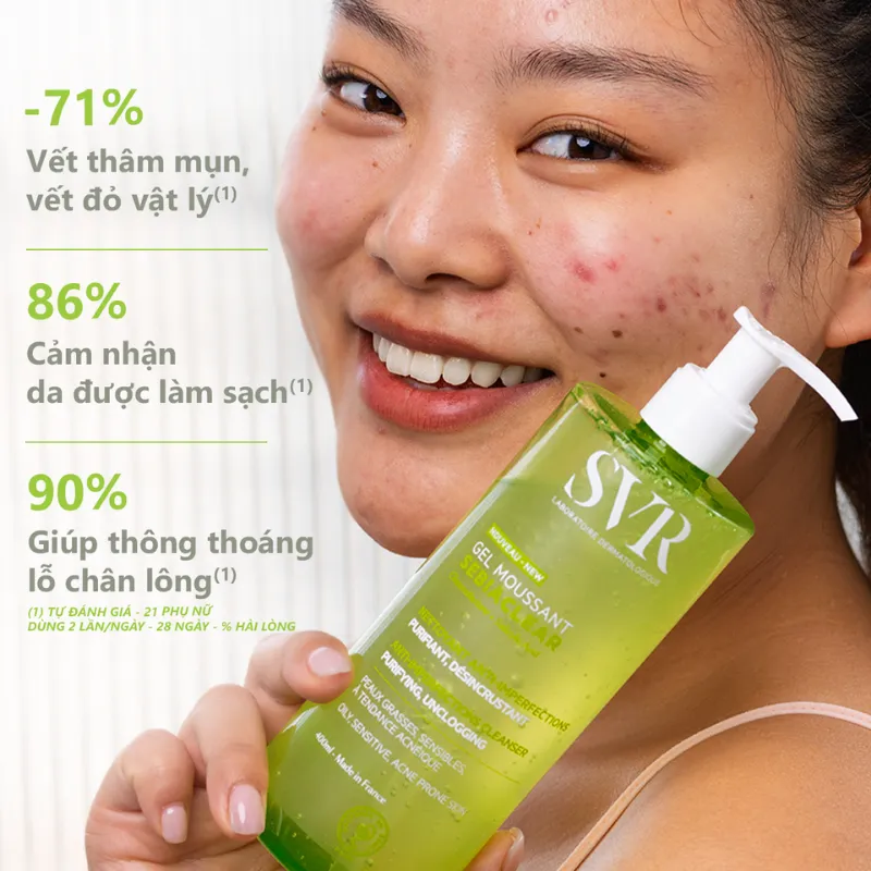 SVR Sebiaclear Gel Moussant