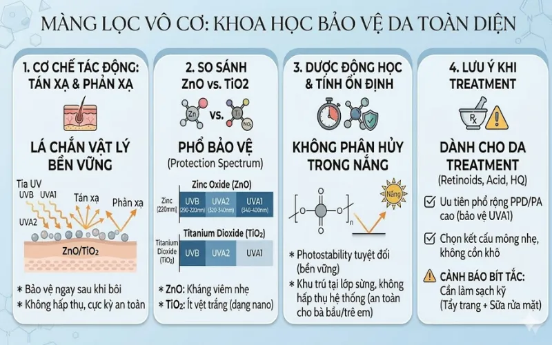 Sự khác biệt về phổ bảo vệ giữa hai hoạt chất
