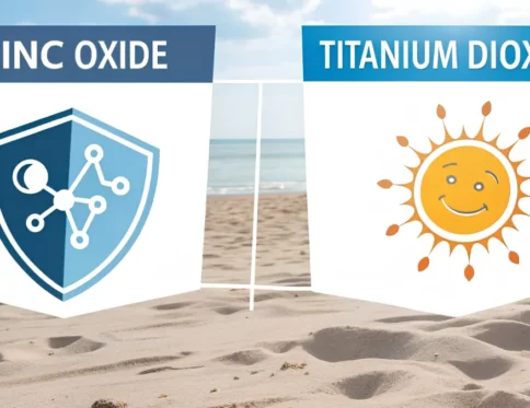 zinc oxide và titanium dioxide