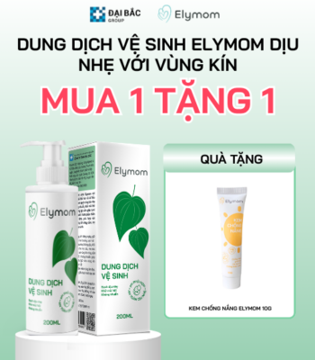 MUA DUNG DỊCH VỆ SINH ELYMOM TẶNG KEM CHỐNG NẮNG ELYMOM 10G