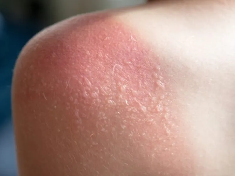 Cháy nắng là tình trạng da trẻ nhỏ bị tổn thương do tiếp xúc quá lâu với tia cực tím