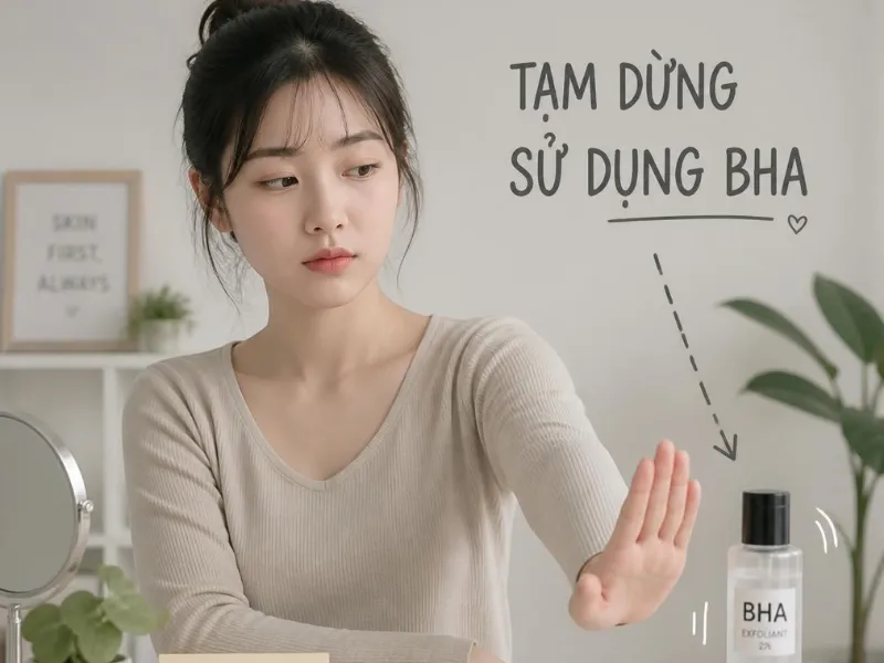 Tạm hạn chế các sản phẩm dễ khiến da khó chịu